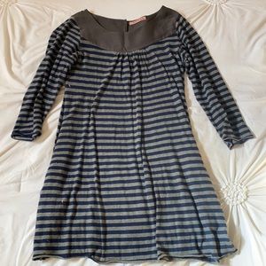 Velvet Striped Dress